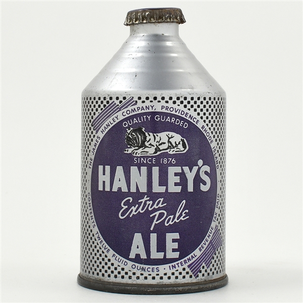 Hanleys Ale Crowntainer PURPLE 195-13 EXCELLENT