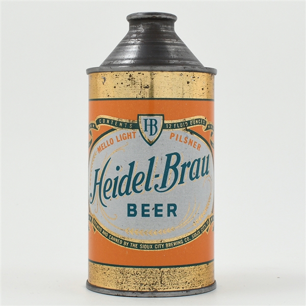 Heidel-Brau Beer Cone Top NON-IRTP DNCMT 4 PERCENT 168-25