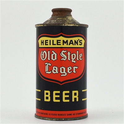 Heilemans Old Style Beer Cone Top 177-19