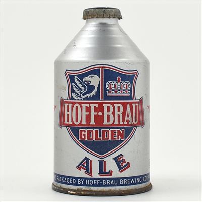 Hoff-Brau Golden Ale Crowntainer 195-17 SCARCELY CLEAN