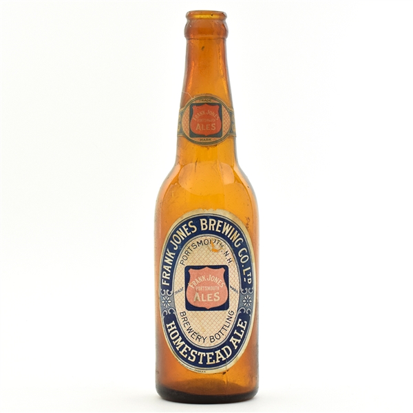 Frank Jones Homestead Ale Pre-Prohibition Bottle NO CONTENTS