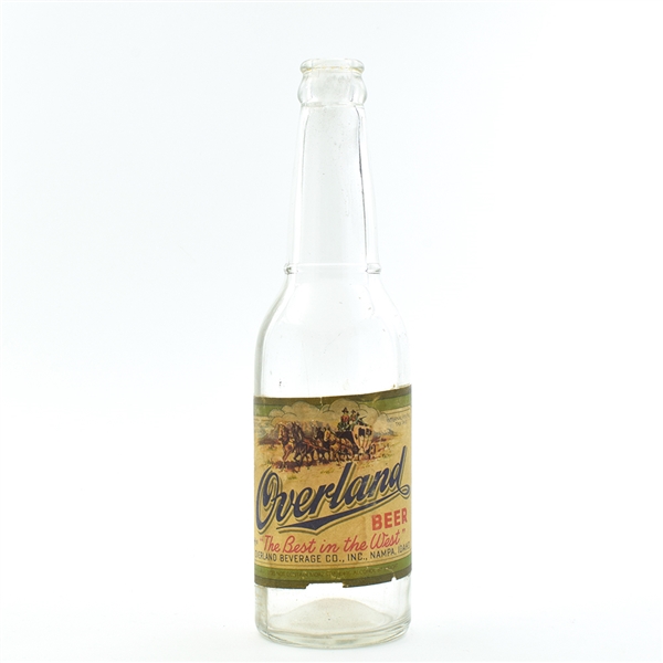 Overland Beer 1930s Bottle NAMPA IDAHO