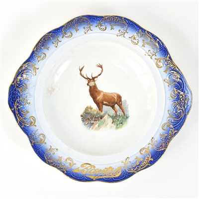 Bartels Pre-Pro Decorative China Plate DEER BUCK STAG RARE