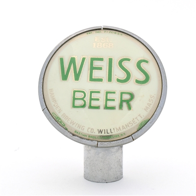 Weiss Beer 1940s Tin Can Tap Knob