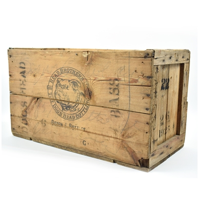 Read Brothers Ltd. Dogs Head Bottling Large Pre-Pro Wood Crate BASS