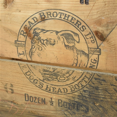 Read Brothers Ltd. Dogs Head Bottling Large Pre-Pro Wood Crate BASS