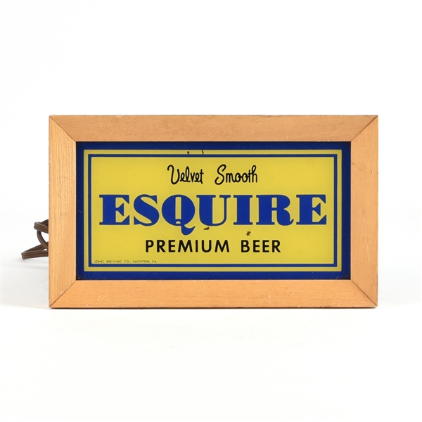 Esquire Beer ROG Illuminated Sign