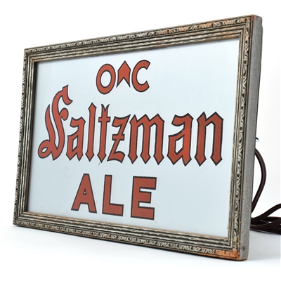 Saltzman Ale Oil City 1930s ROG Illuminated Sign-Lamp RARE