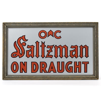 Saltzman Ale On Draught Oil City 1930s ROG Illuminated Sign-Lamp RARE