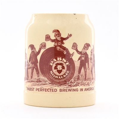 Pabst Pre-Prohibition Glazed Ceramic Mug THUEMLER