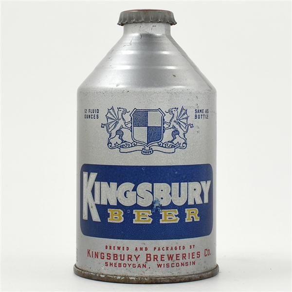 Kingsbury Beer Crowntainer 196-7 EXCELLENT SCARCE