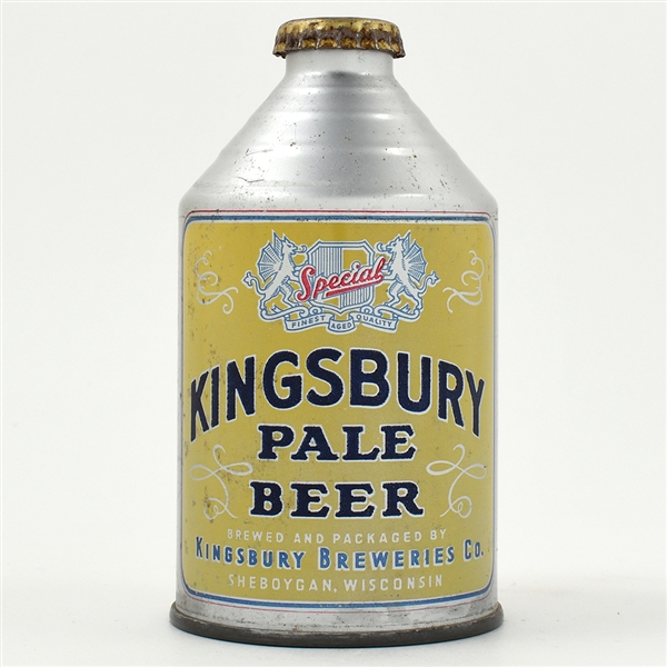 Kingsbury Beer Crowntainer 196-8 EXCELLENT