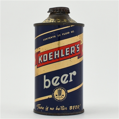 Koehlers Beer Cone Top 171-24 CLEAN