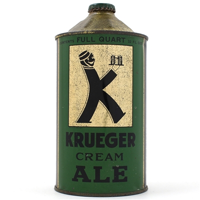 Krueger Ale Quart Cone Top 213-11 SHARP