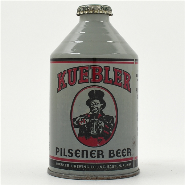 Kuebler Beer Crowntainer GRAY 196-23 RARE NEAR MINT WOW