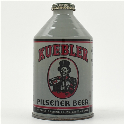 Kuebler Beer Crowntainer GRAY 196-23 RARE NEAR MINT WOW