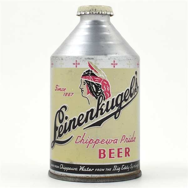 Leinenkugels Beer Crowntainer CHIPPEWA PRIDE 196-28 OUTSTANDING