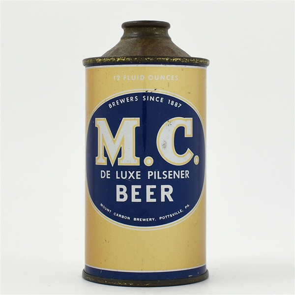 MC Mount Carbon Beer Cone Top 173-17 SCARCE CLEAN