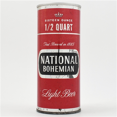 National Bohemian Beer 16 Ounce Zip Top METALLIC 157-30