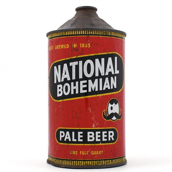 National Bohemian Beer Quart Cone Top NON-IRTP 215-6