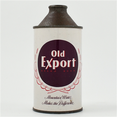 Old Export Beer Cone Top 176-13