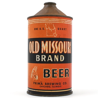 Old Missouri Beer Quart Cone Top 216-4