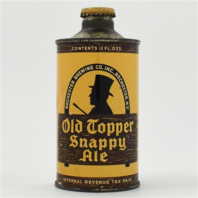 Old Topper Snappy Ale Cone Top 178-6