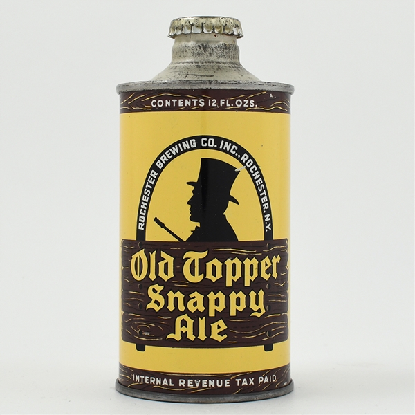 Old Topper Snappy Ale Cone Top 178-6 CLEAN