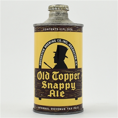 Old Topper Snappy Ale Cone Top 178-6 CLEAN