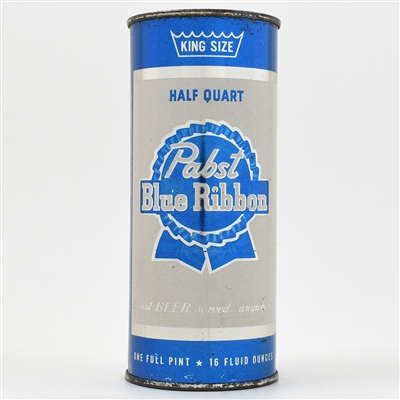 Pabst Blue Ribbon 16 Ounce Flat Top MILWAUKEE 233-26 EXCELLENT