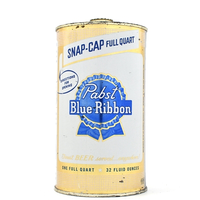 Pabst Blue Ribbon Beer Quart Snap Cap MILWAUKEE 217-3 EXCELLENT