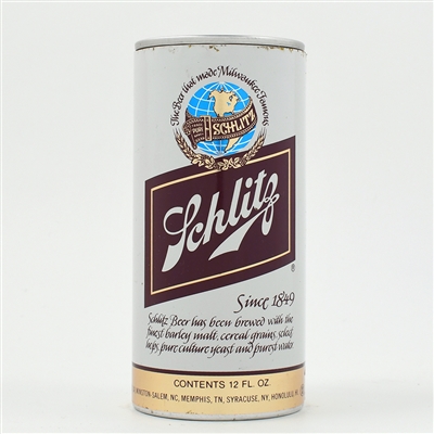 Schlitz Beer Foil Label Aluminum Test Pull Tab 242-19