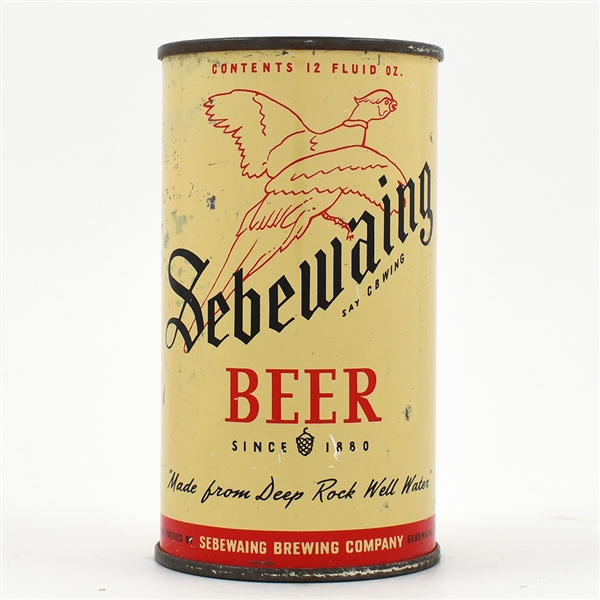 Sebewaing Beer Flat Top 132-9