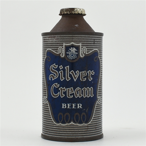 Silver Cream Beer Cone Top 185-18