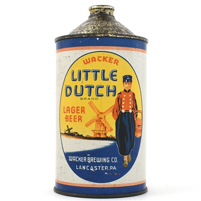 Wacker Little Dutch Beer Quart Cone Top 220-15 RARE