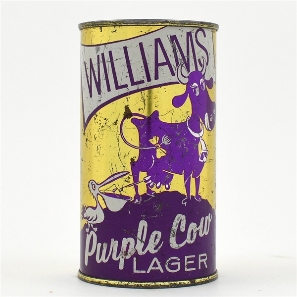 Williams Purple Cow Flat Top FITZGERALD 146-6 RARE STILL FULL