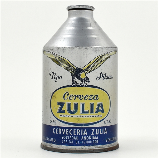 Zulia Beer Venezuelan Crowntainer TOUGH CLEAN