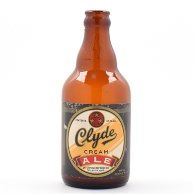 Clyde Ale 1950s Steinie Bottle BLACK LABEL