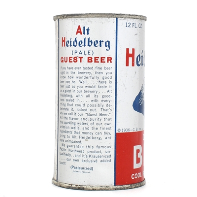 Alt Heidelberg Beer Instructional Flat Top 30-14 OI 25