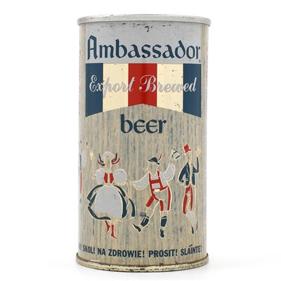 Ambassador Beer ZIP Top METALLIC 33-13 SHARP BO