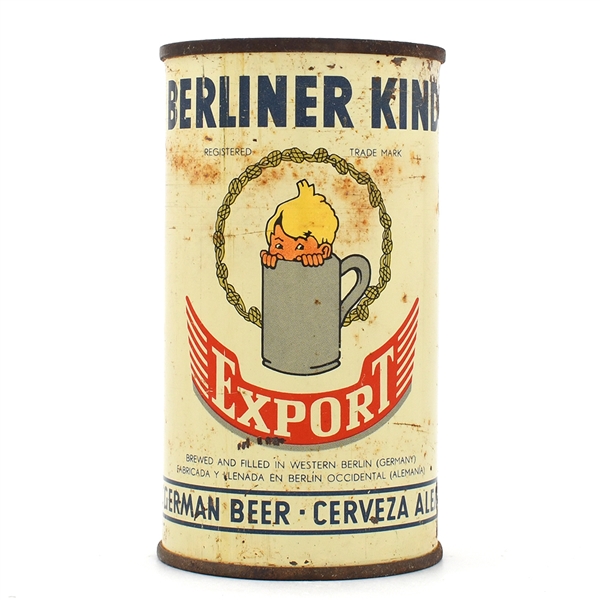 Berliner Kindl Export German Flat Top