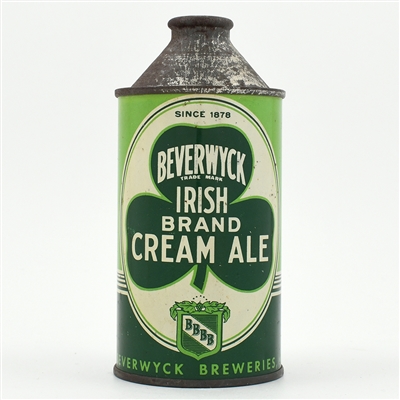 Beverwyck Irish Brand Cream Ale Cone Top 1878 152-6