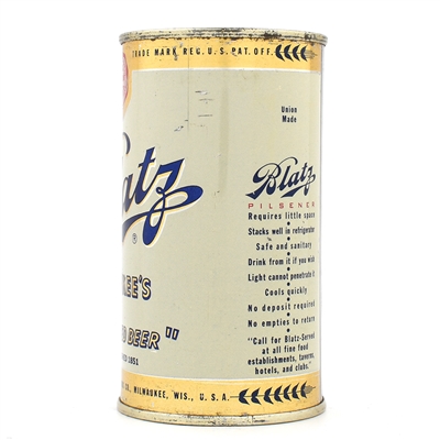 Blatz Beer Flat Top NON-IRTP 39-10 CLEAN