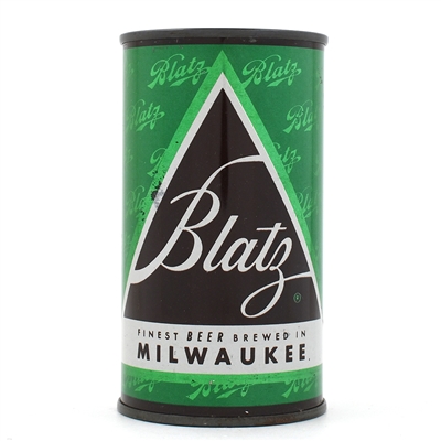 Blatz Beer Xmas Color Series Flat Top GREEN 39-13