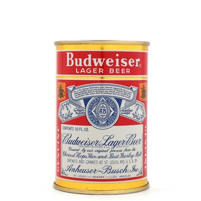 Budweiser Beer 10 Ounce Flat Top 44-9 MINTY