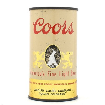 Coors Beer Flat Top IRTP NO BANQUET L51-21 UNLISTED