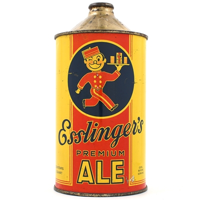 Esslingers Premium Ale Quart Cone Top 208-10