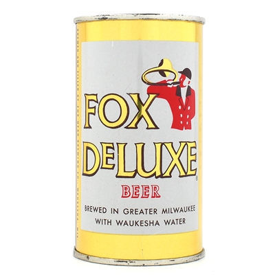 Fox De Luxe Beer Flat Top FOX HEAD WAUKESHA 65-21 MINTY