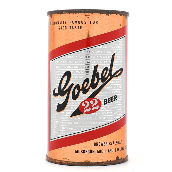 Goebel Beer Flat Top DETROIT METALLIC OUTLINE CCC 71-3