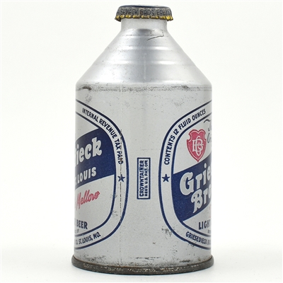 Griesedieck Bros Beer Crowntainer 195-4